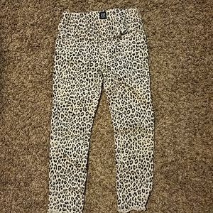 Leopard stretchy jeans